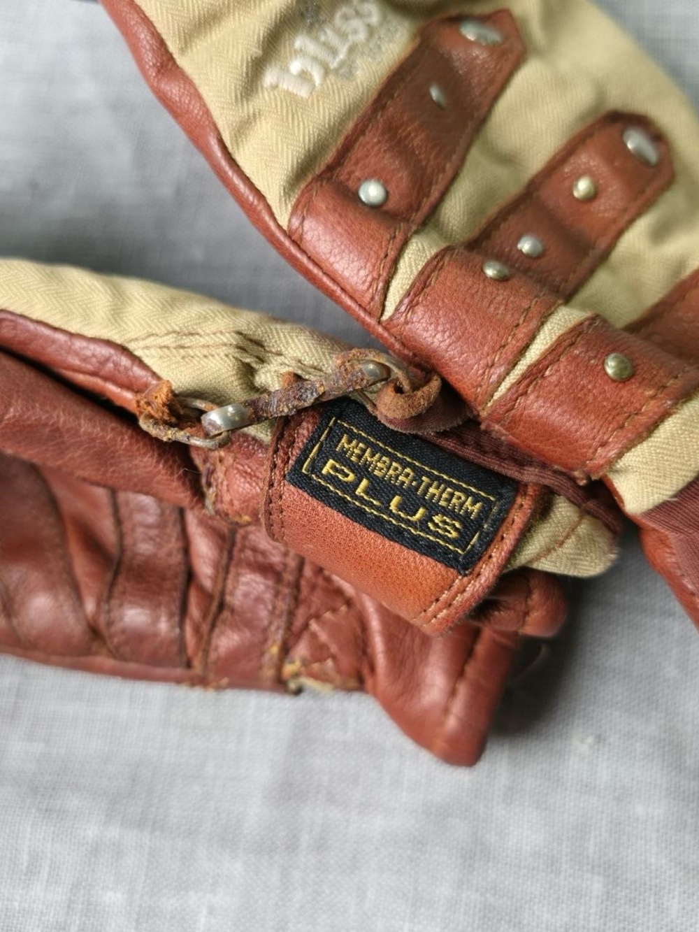 Level Brand Bliss GB Pipe Leather Ski Snowboard Gloves Brown Tan Small S - Picture 2 of 10